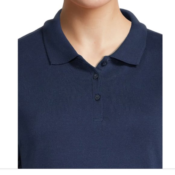 Wonder Nation Juniors School Uniform Polo Shirt with Short Sleeves - Picture 5 of 5